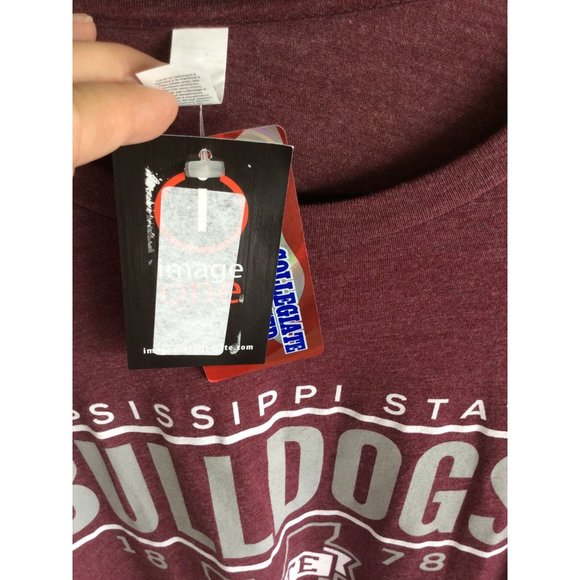 NWT, Mississippi State Bulldogs, Mens Tee Shirt Size XL, Soft And Lightweight - Picture 5 of 6